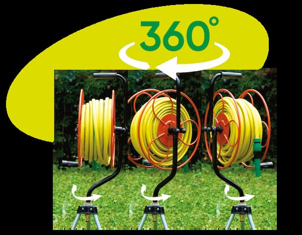 AGRATI - free standing swivel hose reel - Italyexport
